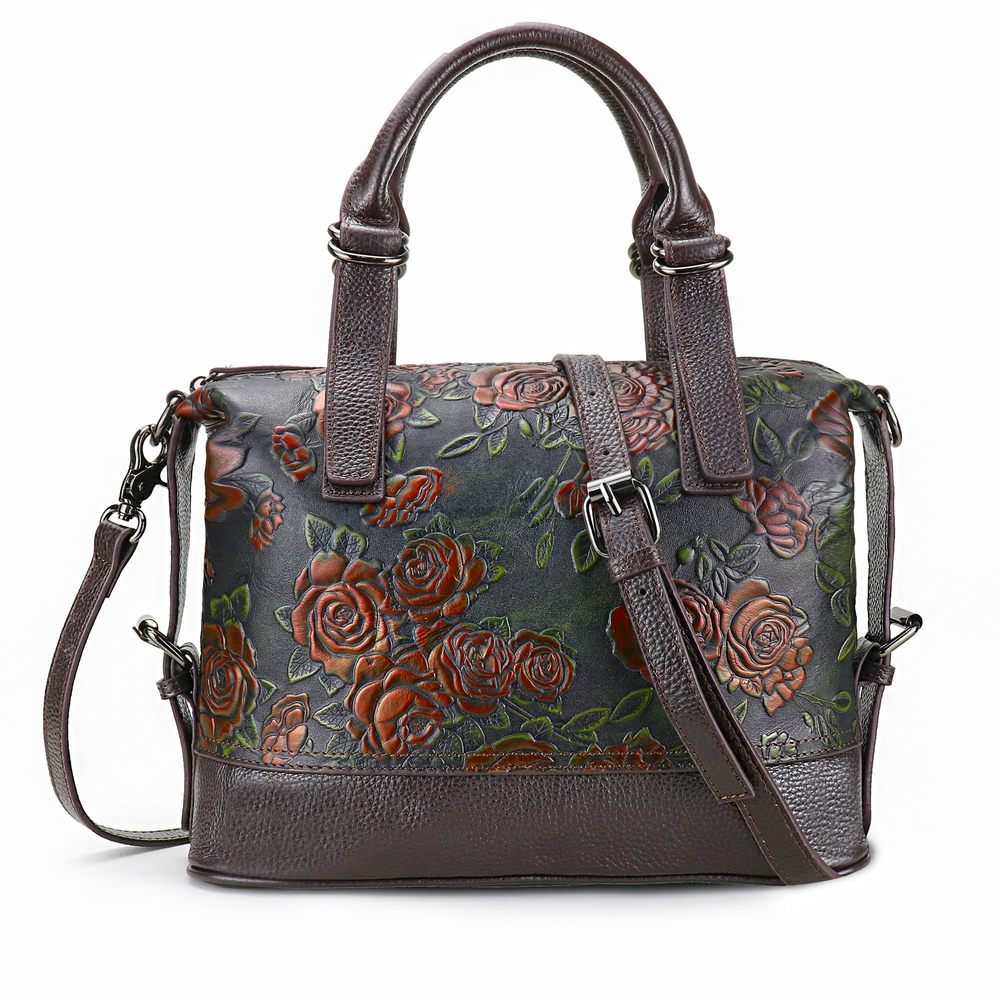 Purse And Handbags Leather Shoulder Tote Handle Medium Satchel :]